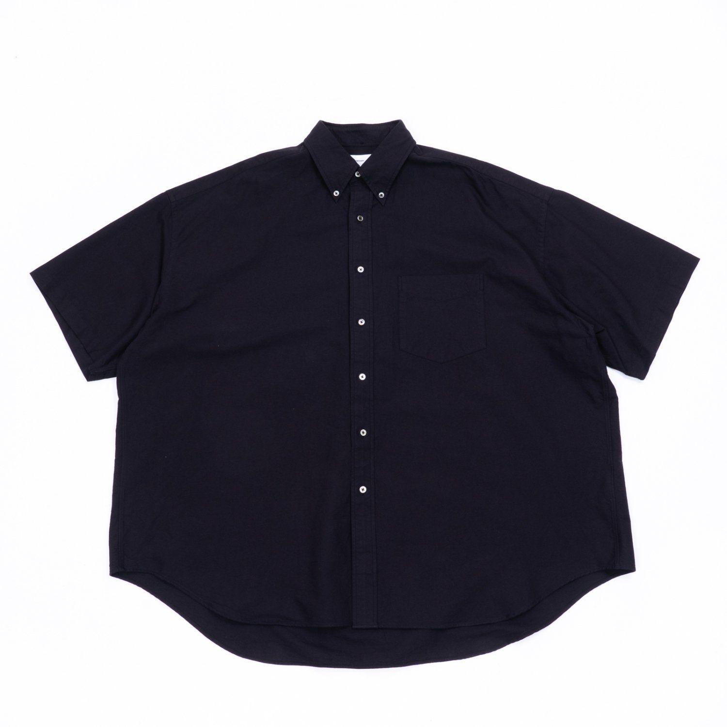 グラフペーパー Oxford Oversized S/S B.D Shirt(GM252-50076B)BLACK☆6月21日(土)発売！