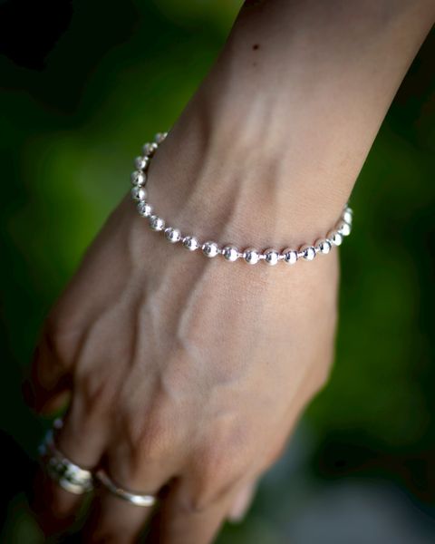 XOLO JEWELRY ブレスレット / Ball Link Bracelet-4mm-(XOB116-17)SILVER925☆6月19日発売！