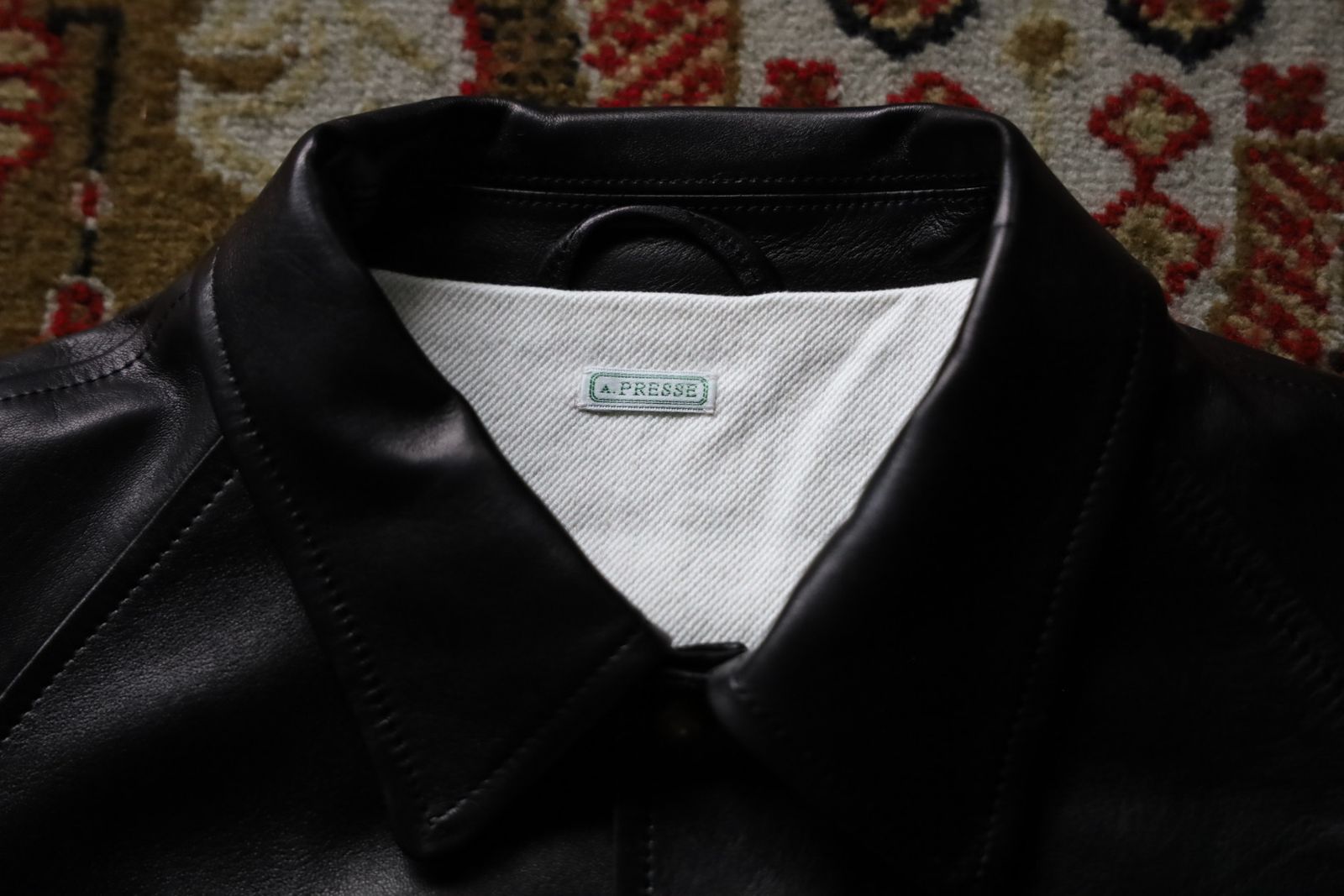 アプレッセ 2026 STYLE2 Leather Coach Jacket(26AAP-01-01)BLACK☆9月5日(土)発売！