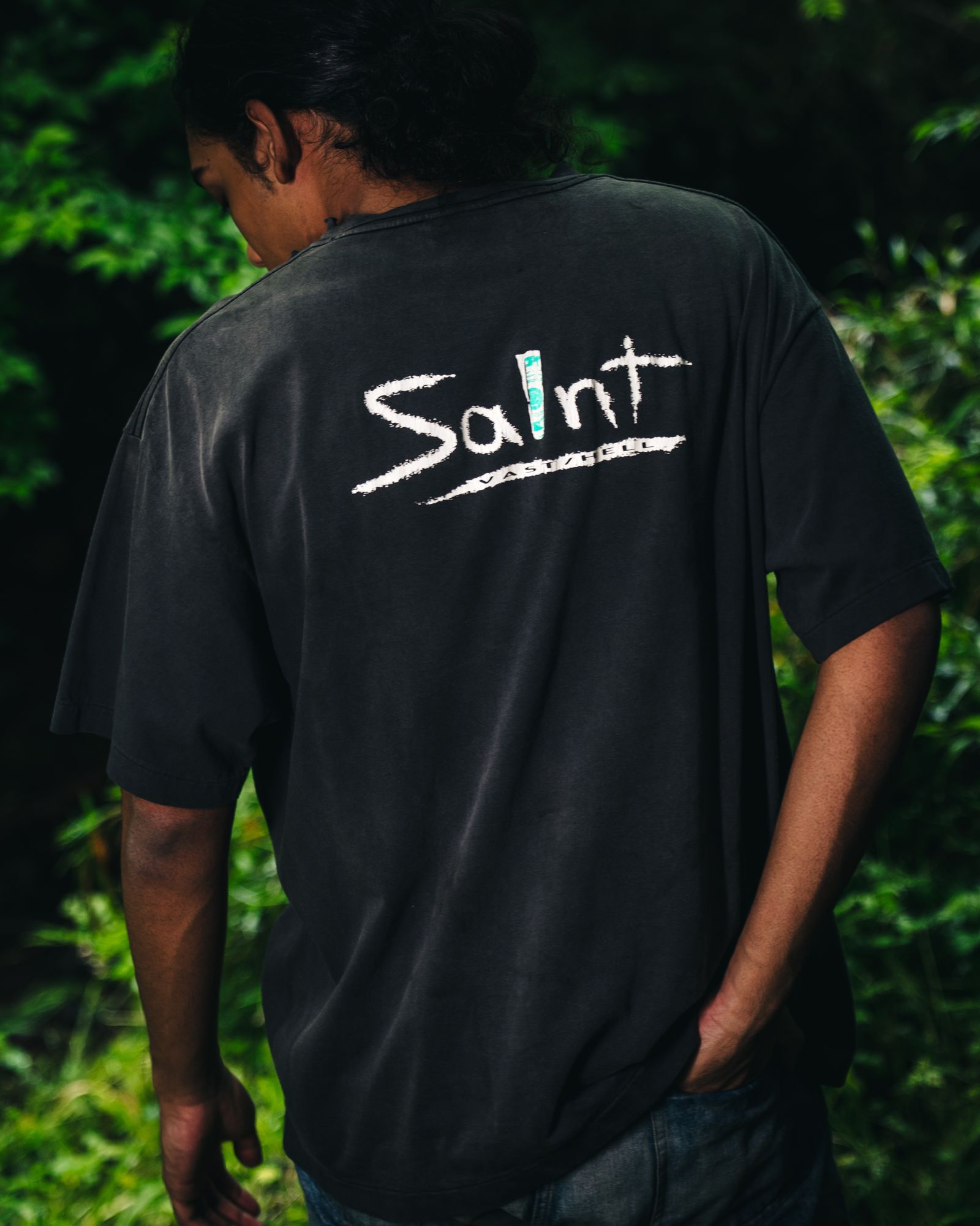 セントマイケル Tシャツ MIGHTY SAINT SS TEE(SM-HR1-0000-006)BLACK☆7月19日(土)発売！