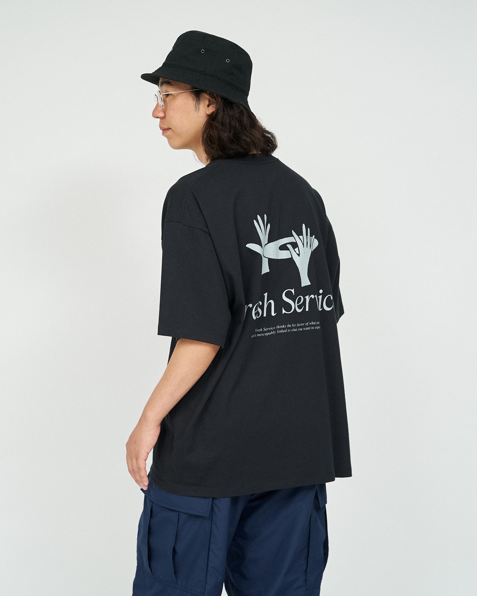 フレッシュサービス CORPORATE PRINTED S/S TEE “BRIEFING”(FSC253-70014)BLACK★7月26日(土)発売！