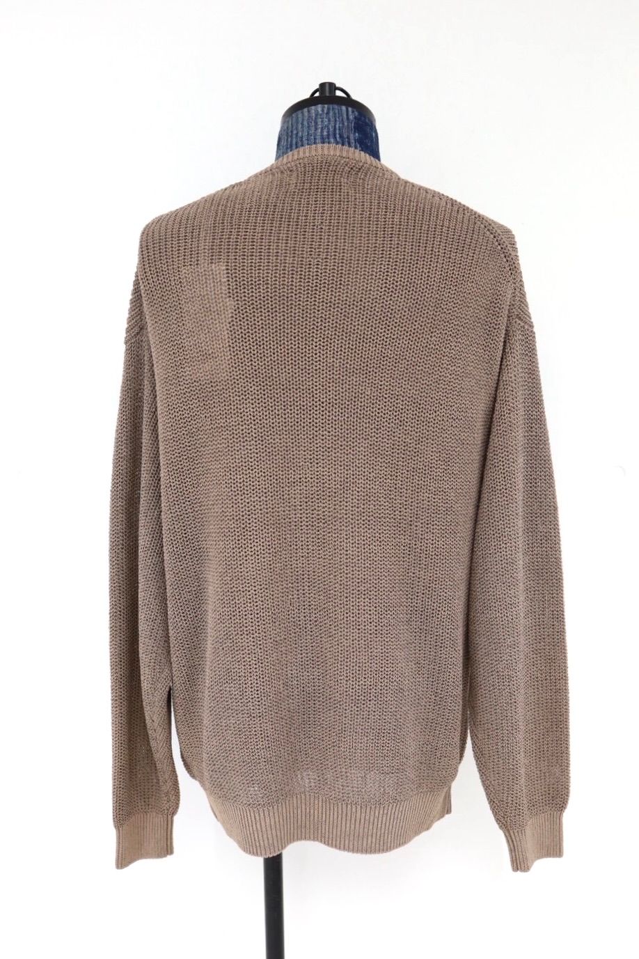 グラフペーパー26SS Coiled Wool Nylon Crew Neck Knit(GM261-80433)TAUPE☆2月28日(土)発売！