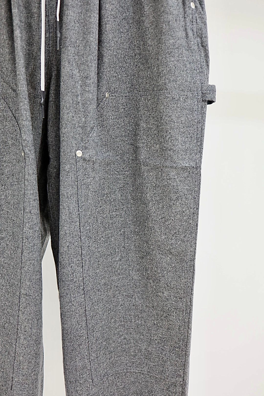 S.F.C 25FW エスエフシー CASHMERE WOOL DOUBLE KNEE PANTS(SFCFW25P08)Grey M
