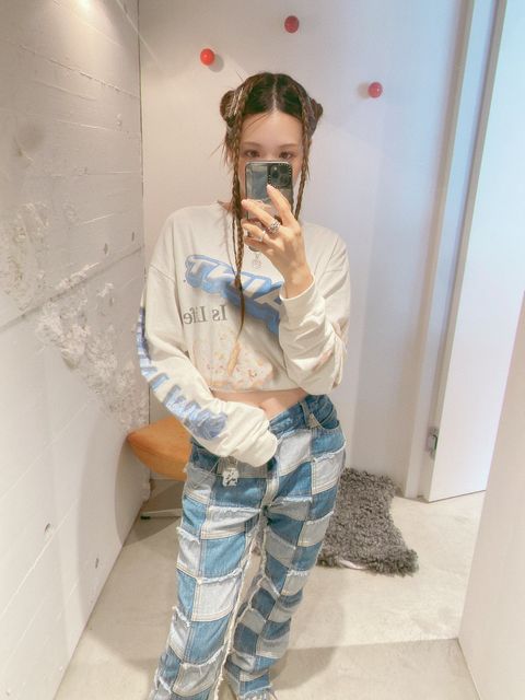 セントマイケル HEART CKIE LS TEE style.2024.8.22