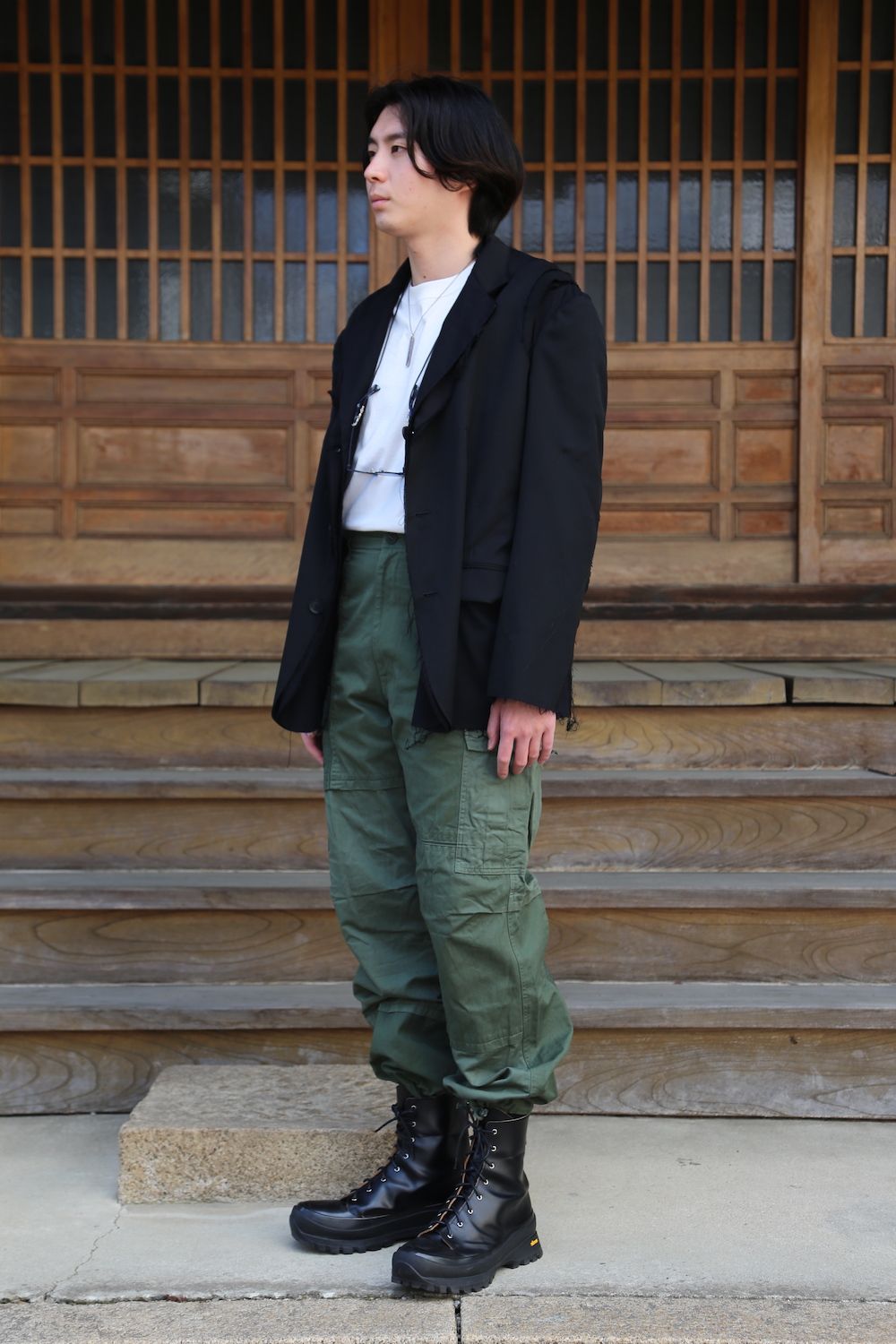 yohji yamamoto M-3BS 重ねST止レイヤードジャケット(HR-J10-802