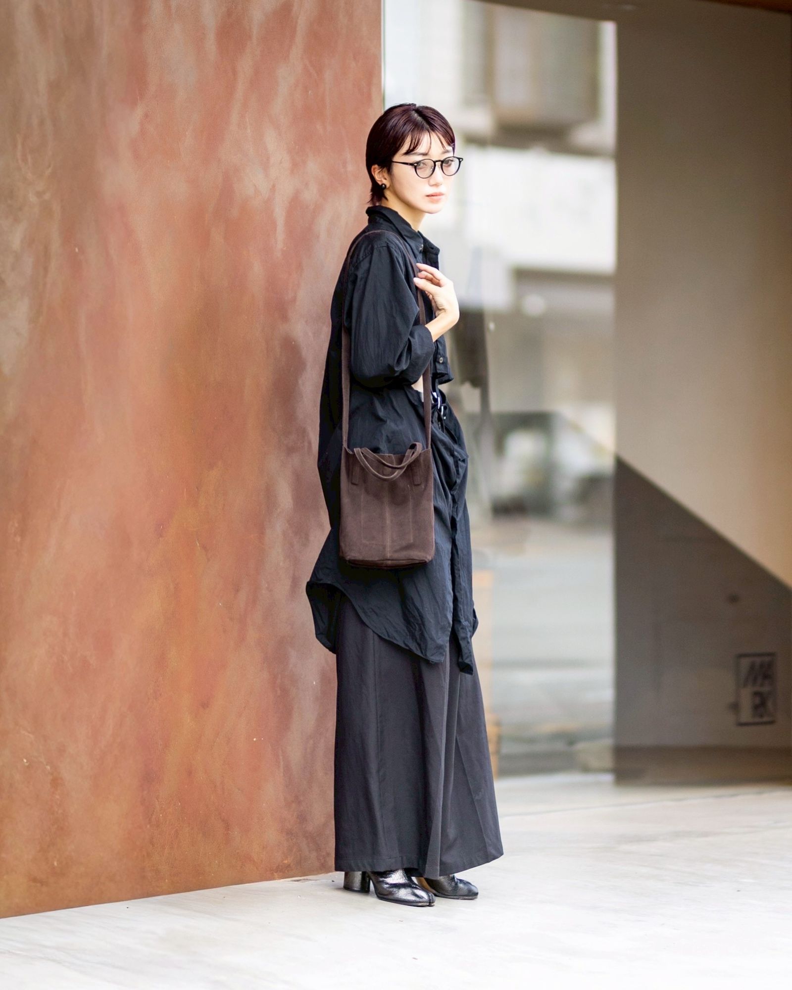 Morphee / モルフェトートバッグ2WAY SMALL TOTE(LONG)SUEDE[DARK CHOCO]☆新作発売！