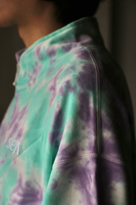 WIND AND SEA 「SEA (tie-dye) SWEAT BLOUSON」本日発売