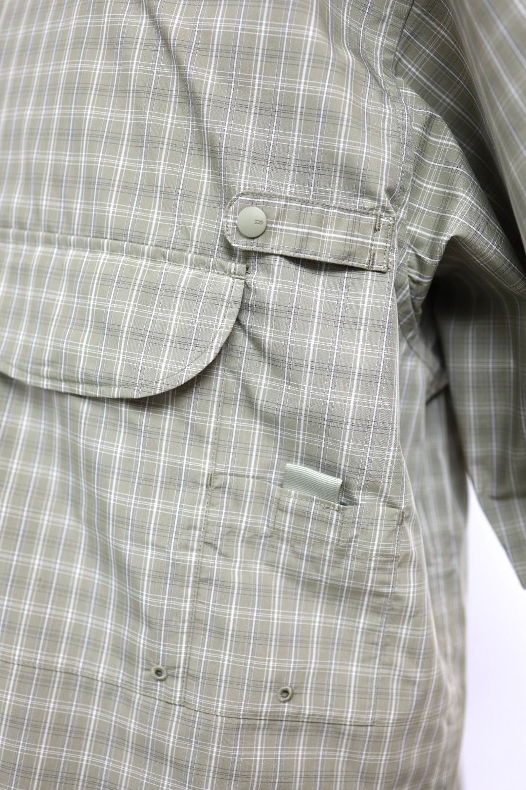 DAIWA PIER39(ダイワピア39) TECH FISHING SHIRT S/S SUMMER PLAID(BE-70026)SAGE GRAY☆2月21日(土)発売！