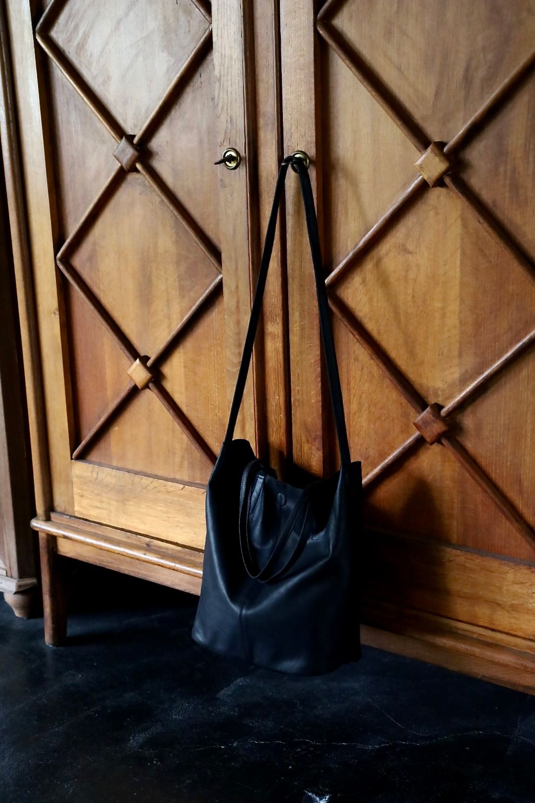 Morphee / モルフェトートバッグ 【LONG】3WAY MIDIUM TOTE(ML-BLK)BLACK☆8月27日(木)再入荷いたしました！