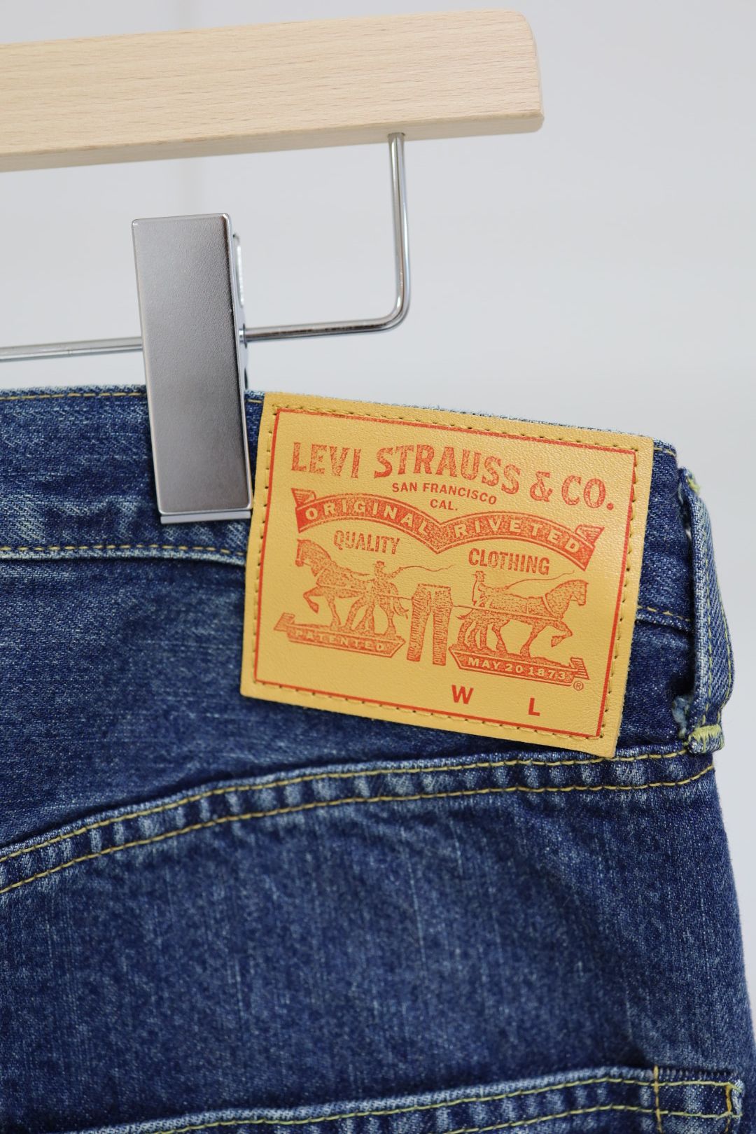 アイジュンヤワタナベマン 25AW リーバイスWネーム 綿デニム製品加工デニムパンツ(WP-P218-051)☆11月1日(土)発売!