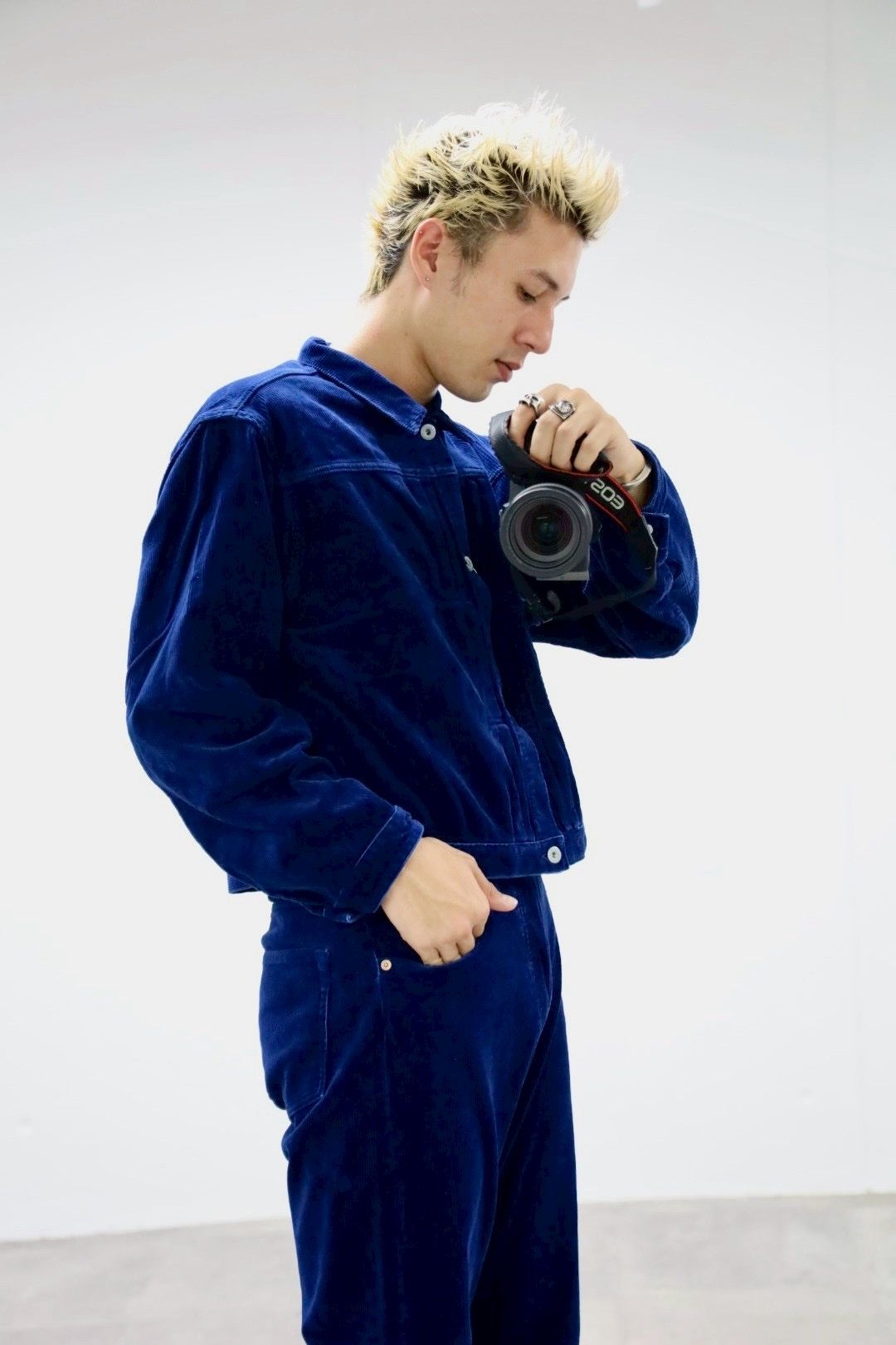 ファウンダ 25AW CORDUROY JACKET(015FD252019)INDIGO☆新作発売！