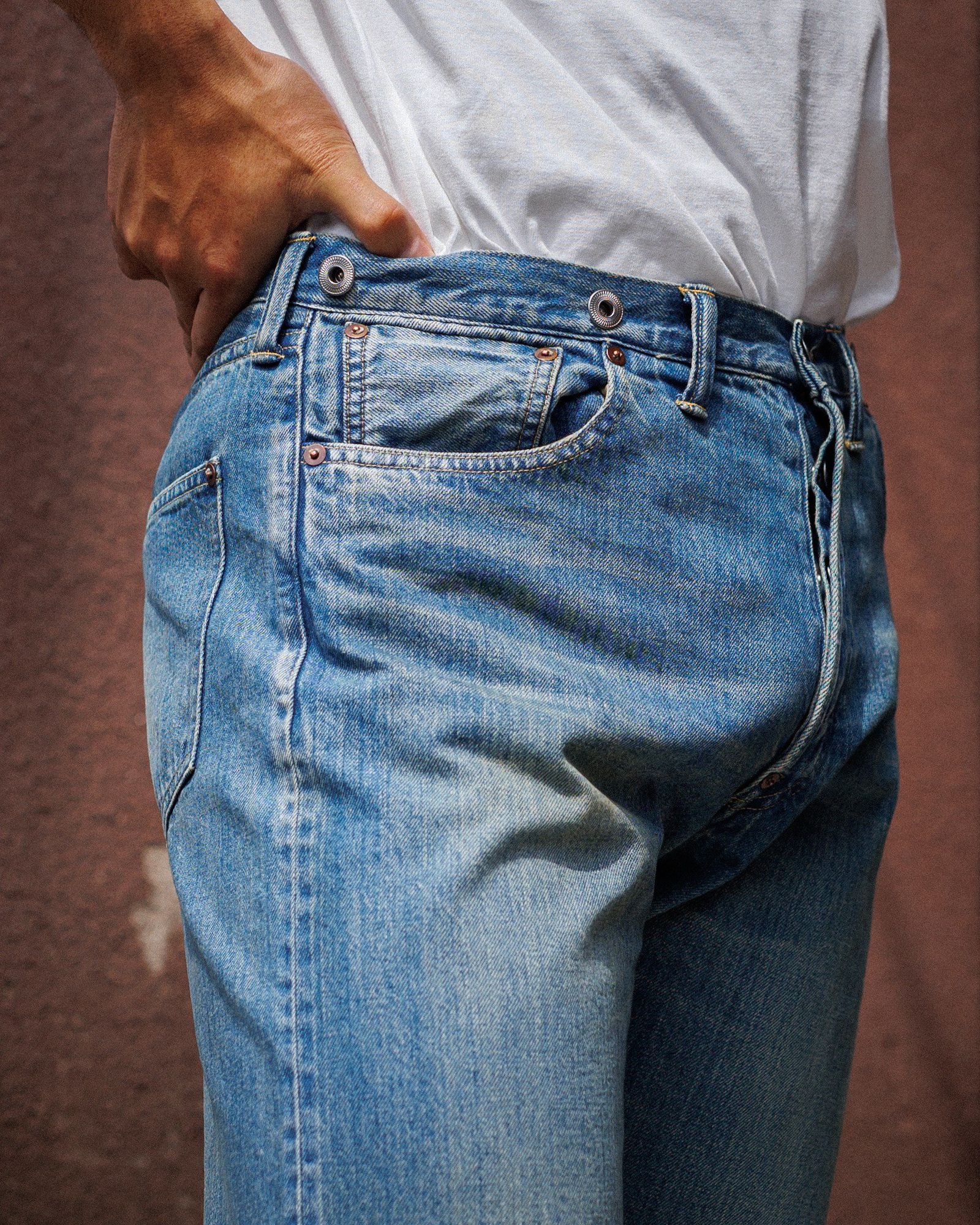 アプレッセ 25SS No.2 Washed Denim Pants(AP-4008)INDIGO