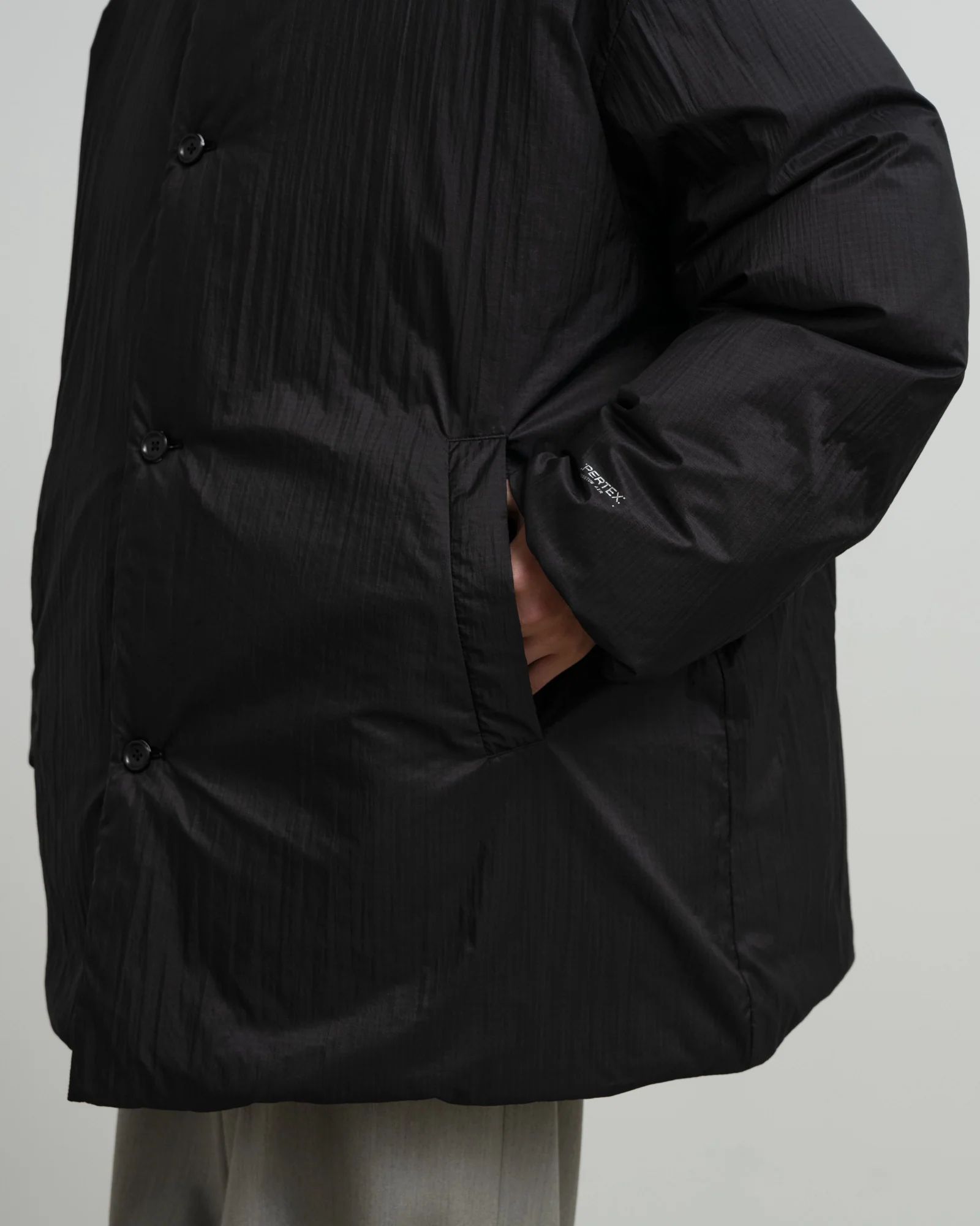グラフペーパー PERTEX® QUANTUM AIR Bal Collar Down Coat(GM263-10280)BLACK☆9月26日(土)発売！