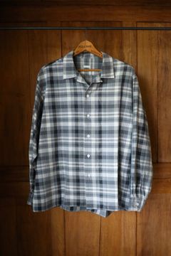アプレッセ2025 STYLE2 Silk Linen Open Collar L/S Shirt(25AAP-02-15)CHECK☆7月12日(土)発売！