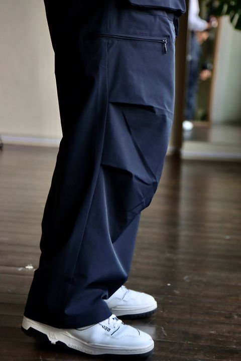 FreshService 23SS SOLOTEX TWILL FUNCTIONAL BLOUSON"NAVY"スタイル