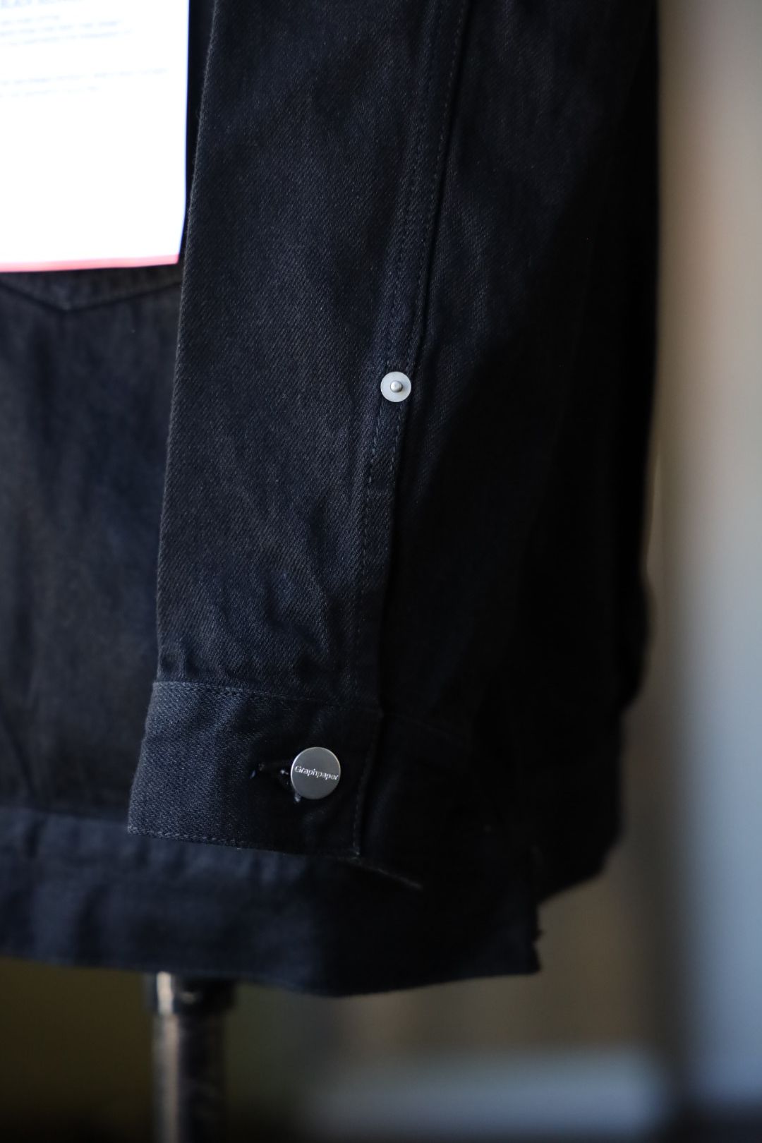 グラフペーパー Selvage Denim Jacket(GU253-20054RB)BLACK_WASHED