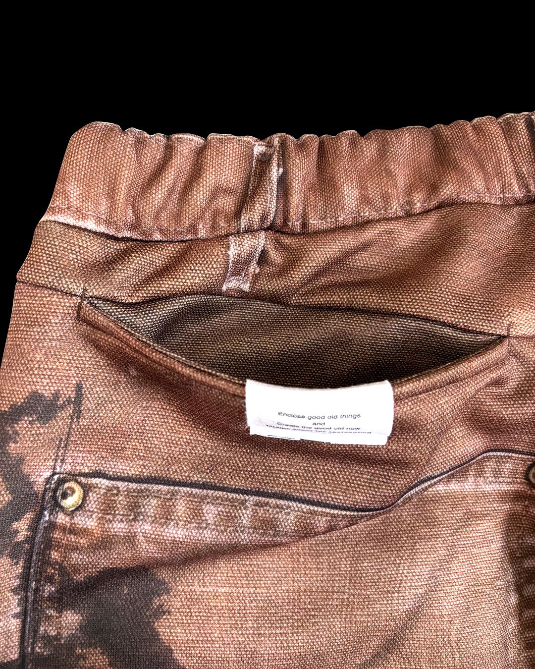 トーキングアバウト ジ アブストラクション 26SS パンツ PRINT DUCK WIDE PT(26SS-PT-002CH)BROWN新作発売！