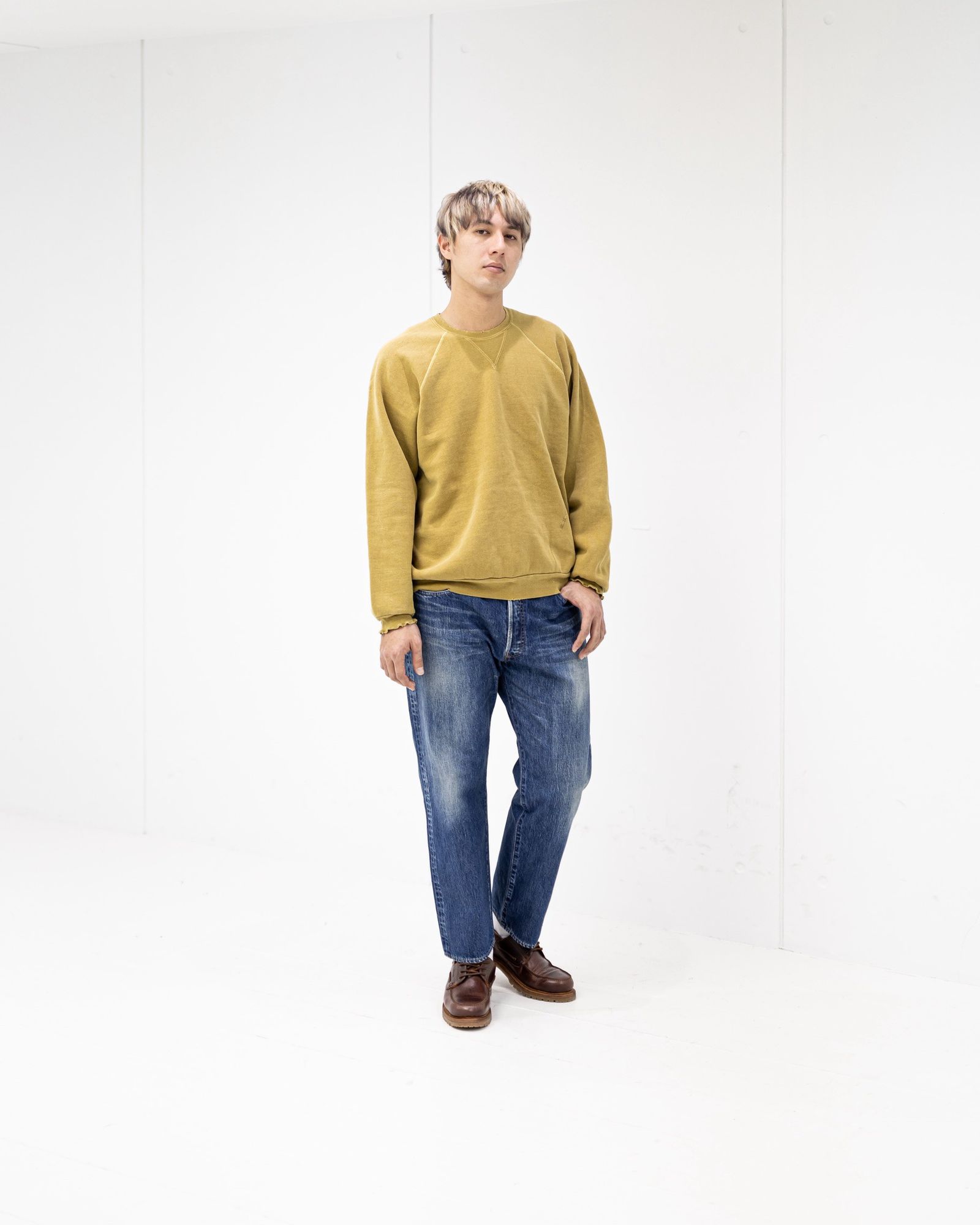 A.PRESSE Vintage Double V Sweatshirt 2月7日(土)新作発売！