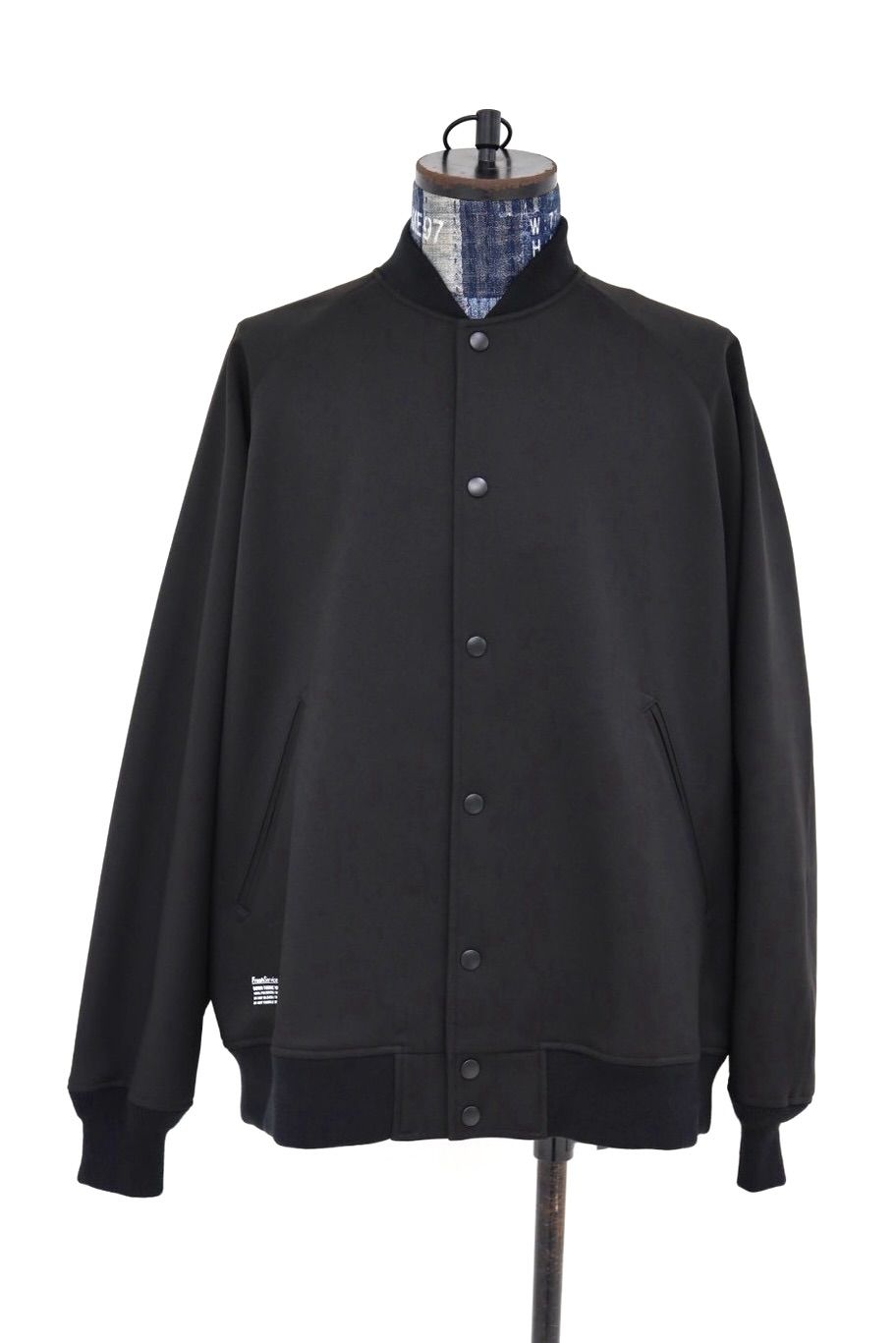 フレッシュサービス 26AW  DOWN FABRIC VARSITY JACKET(FSC263-30050)BLACK☆10月24日(土)新作発売！
