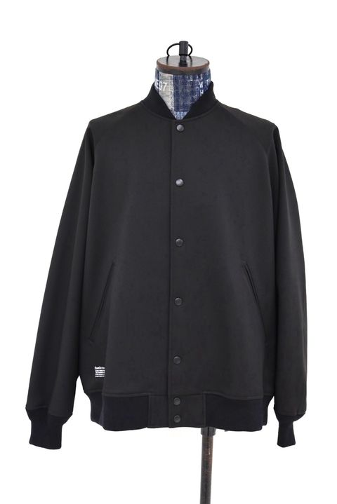 フレッシュサービス 26AW  DOWN FABRIC VARSITY JACKET(FSC263-30050)BLACK☆10月24日(土)新作発売！