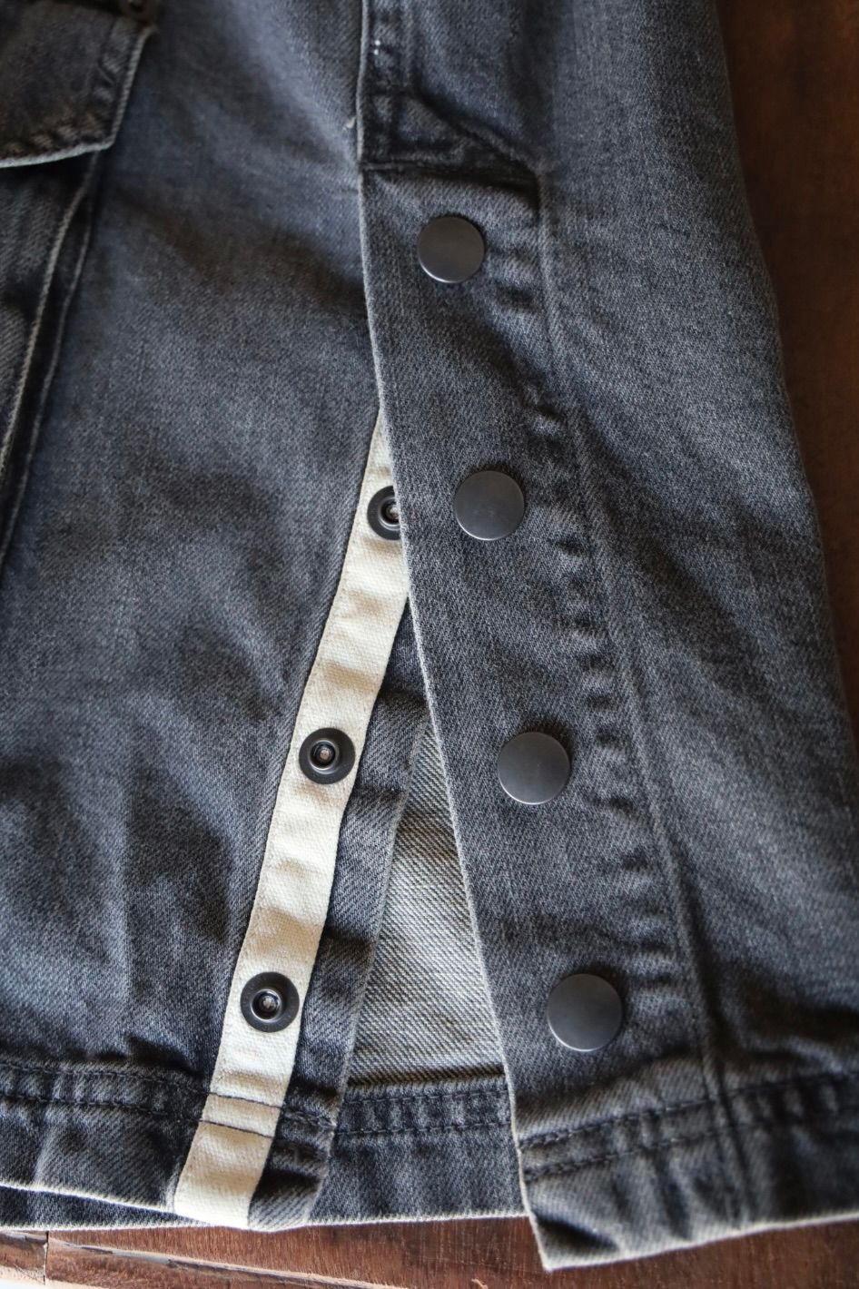 ヨーク 25FW VINTAGED DENIM COVERALL HALF COAT(YK25FW01067C)BLACK☆9月6日(土)発売！