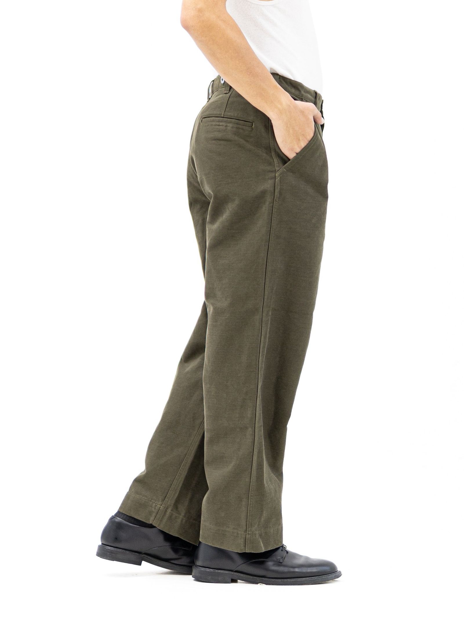 アプレッセ 2026 STYLE2 Vintage Motorcycle Trousers(26AAP-04-23)OLIVE☆9月5日(土)発売！