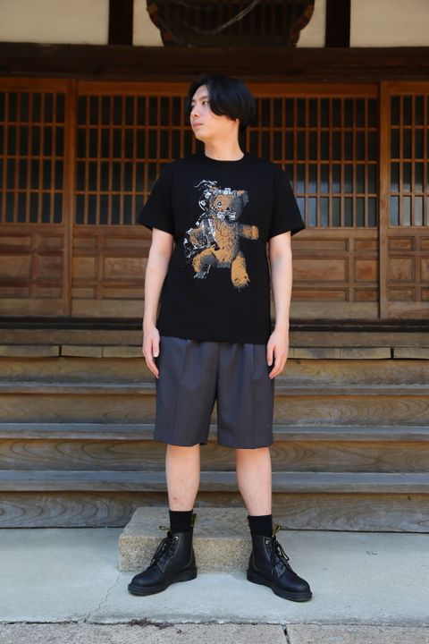 Y's BANG ON! KUMA T-shirts(YK-T75-052-1-02) style.2021.5.22