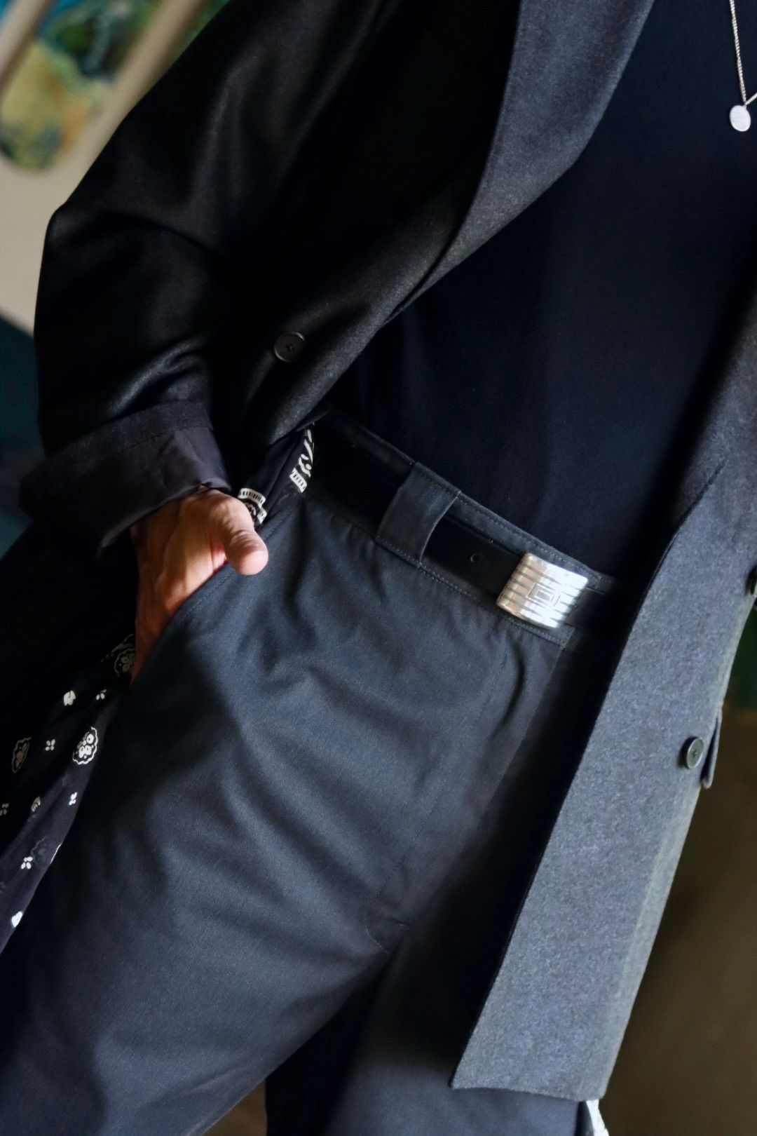 ショロジュエリーベルト Sp02 Buckle Buckle -Black Leather-(XOBL005)