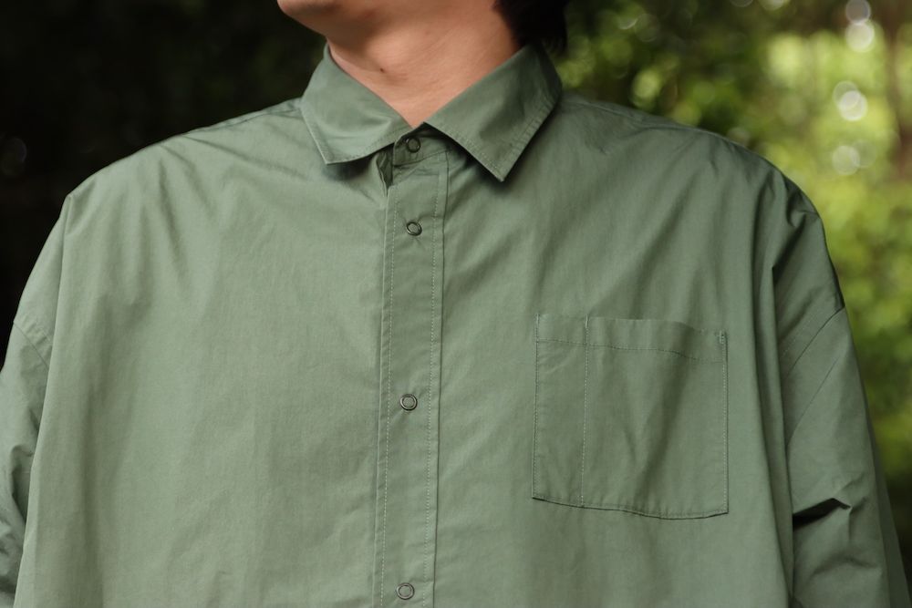 FreshService CARGO POCKET REGULAR COLLAR UTILITY SHIRT style.2022.5.14. |  2425 | mark