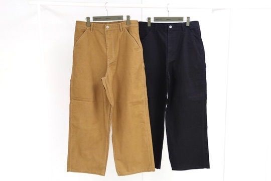 フレッシュサービス 26AW COTTON CANVAS PAINTER PANTS(FSC263-40033)BLACK☆9月5日(土)新作発売！