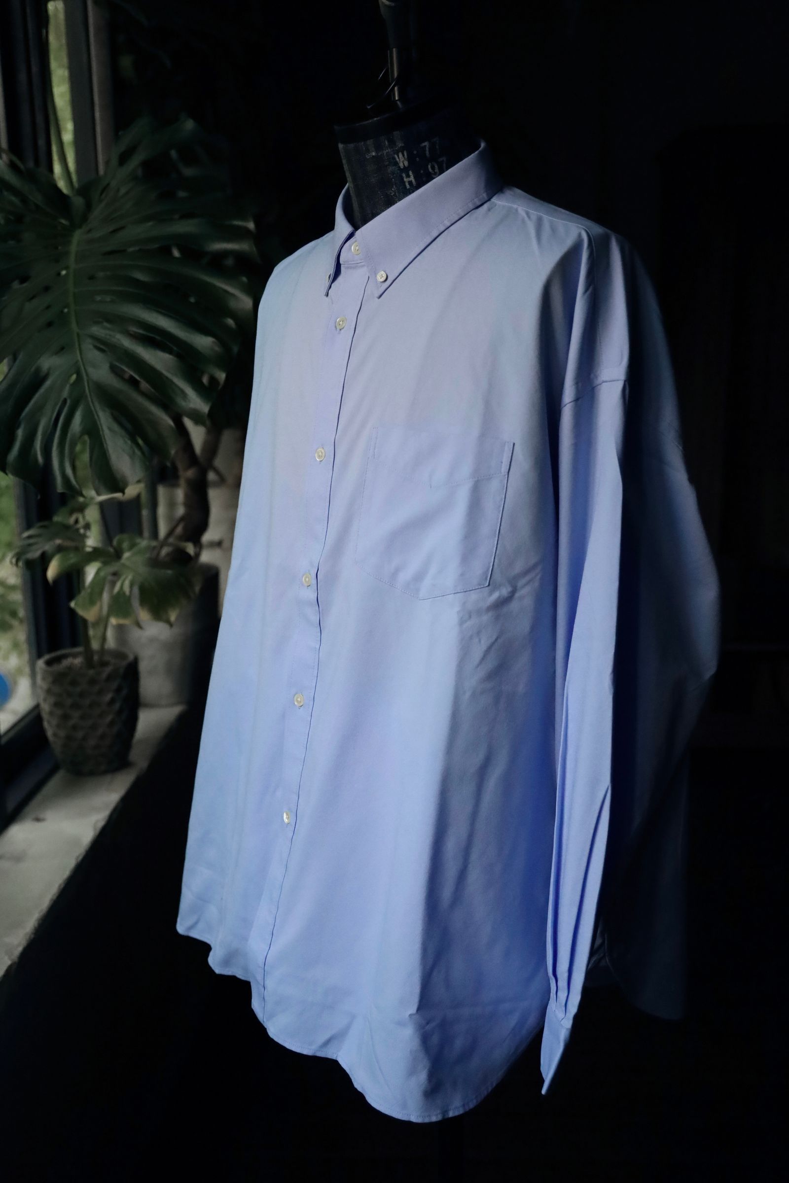 フレッシュサービス DRY OXFORD CORPORATE L/S B.D.SHIRT(BLUE)
