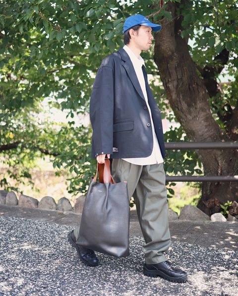 is-ness イズネス 23AW WIDE CHINO PANTSスタイル