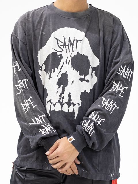 SAINT Mxxxxxx SUKULL BAPE_LS T-SHIRT☆9月19日(土)新作発売！