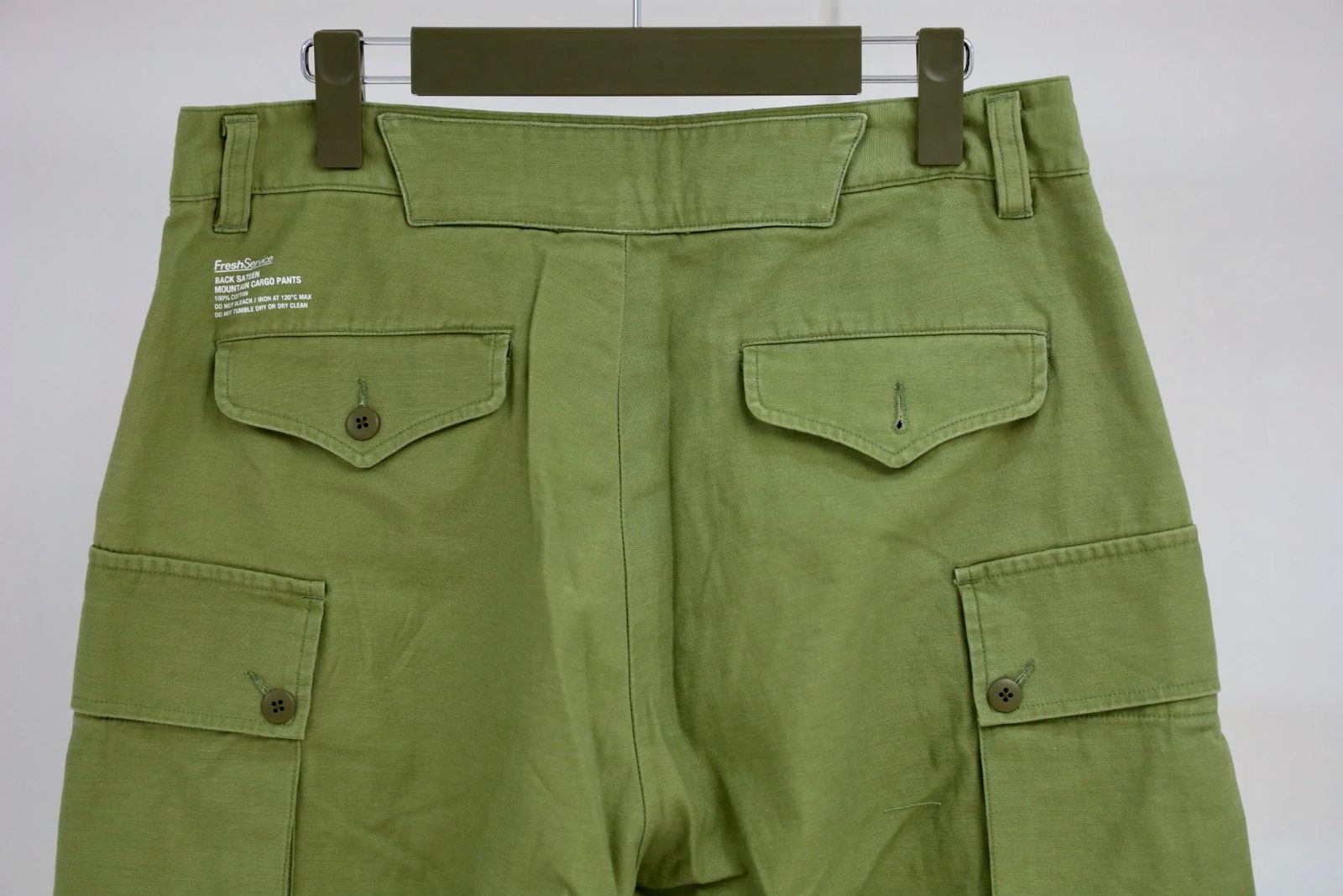 フレッシュサービスBACK SATEEN MOUNTAIN CARGO PANTS(FSC253-40143)OLIVE☆10月11日(土)発売！