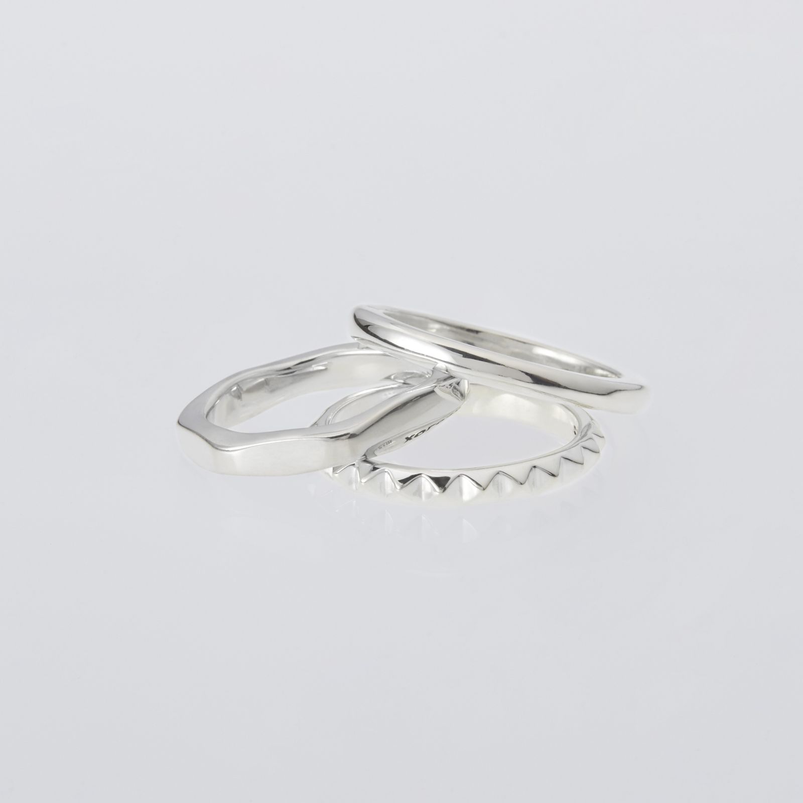 XOLO JEWELRY リング / Triple with Spike Ring (XOR096)★11月15日(土)発売！