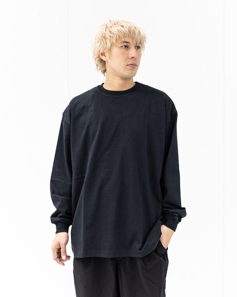 グラフペーパー Heavy Weight L/S Oversized Tee(BLACK)☆3月7日(土)発売！