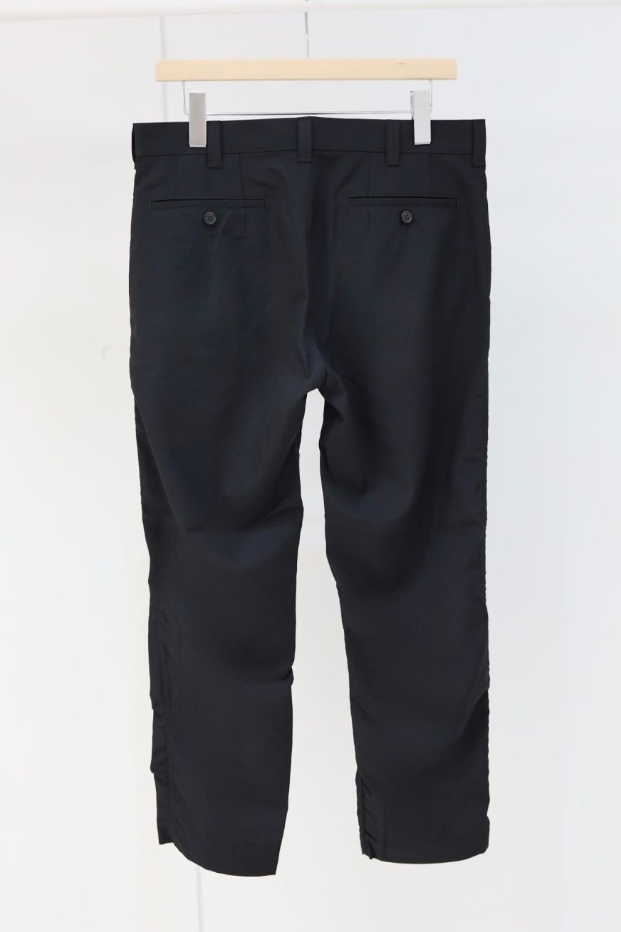 コムデギャルソンオム26SS ウールポプリンテーパードパンツ(HQ-P101-051)BLACK☆2月6日(金)発売！