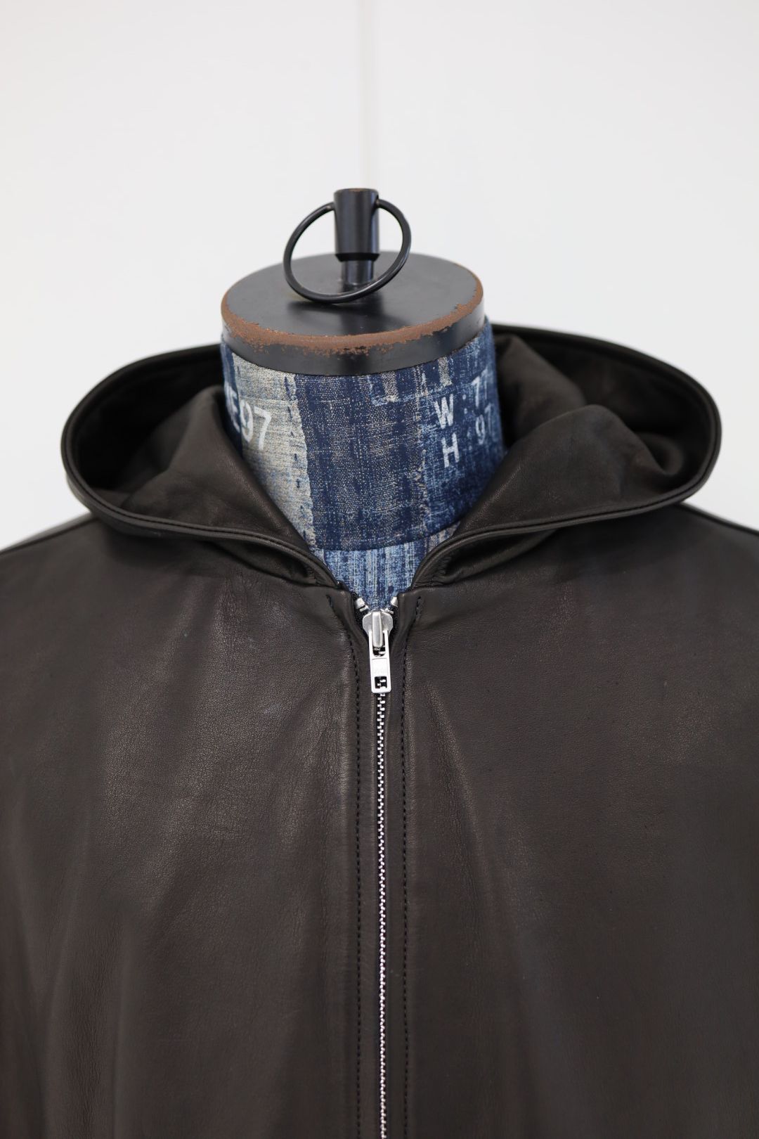 S.F.C 25FW エスエフシー LEATHER HOODIE JACKET(SFCFW25J01)Black★11月22日(土)発売！