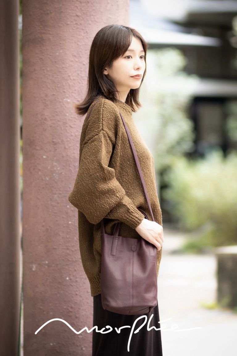 Morphée - Morphee / モルフェ 2WAY SMALL TOTE(SL-BRG)BURGUNDY☆新作