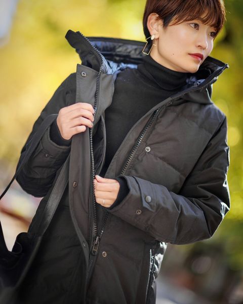 CANADA GOOSE レディース新作Shelburne Parka Black Label style.2024.12.1