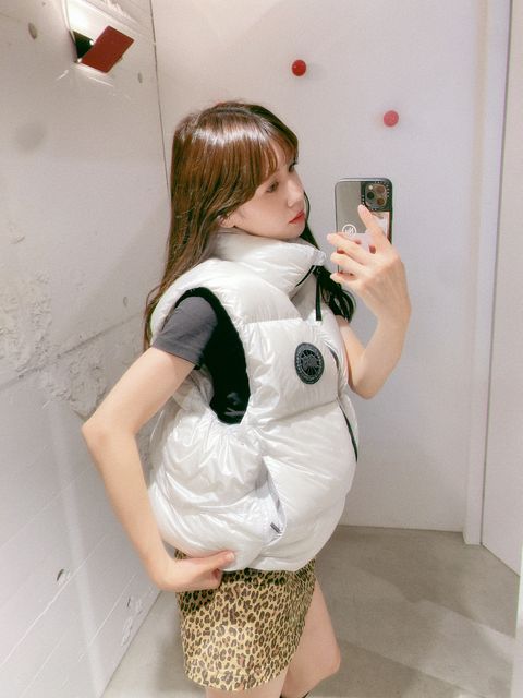 CANADA GOOSE レディース新作Cypress Puffer Vest Black Label style.2024.10.12