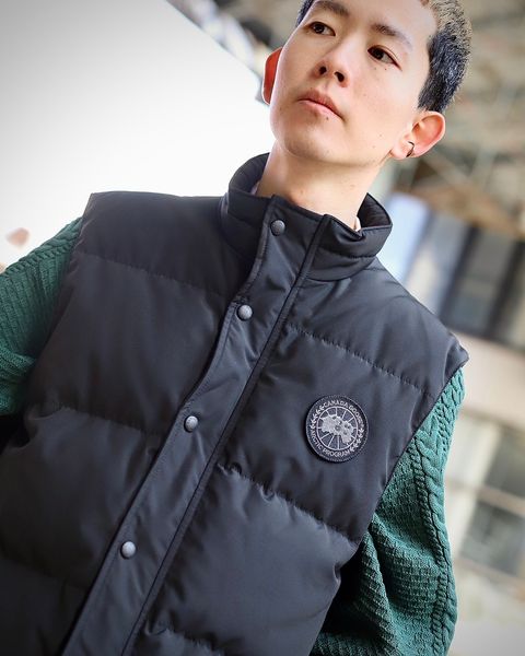 CANADA GOOSE カナダグース 新作GARSON VESTガーソンベストスタイル