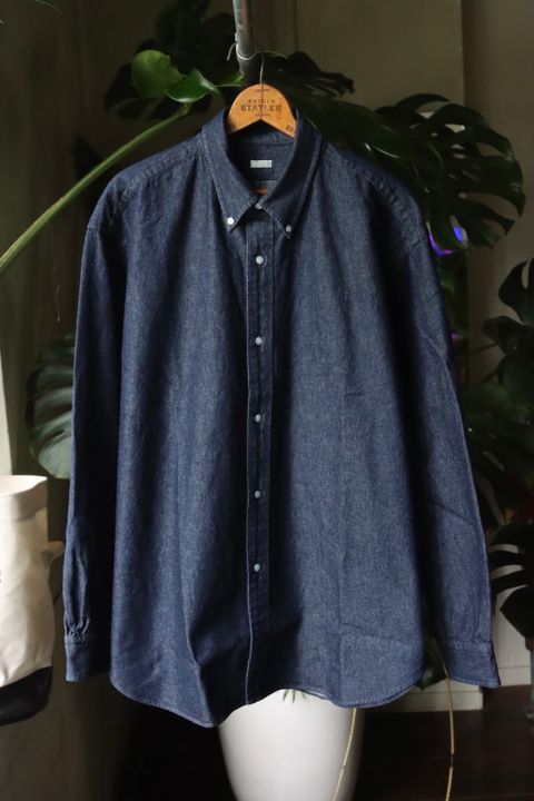 アプレッセ22FW デニムシャツ BD Denim Shirt (22AAP-02-08H)INDIGO