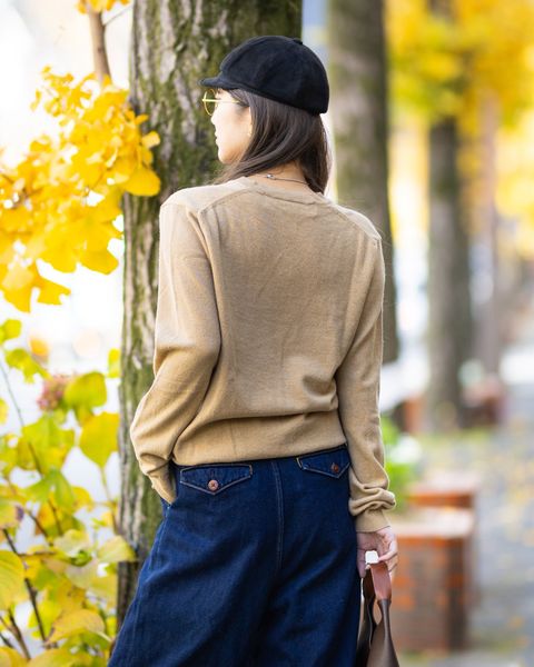 PLAY COMME des GARCONS V-NECK SWEATER style.2025.12.13