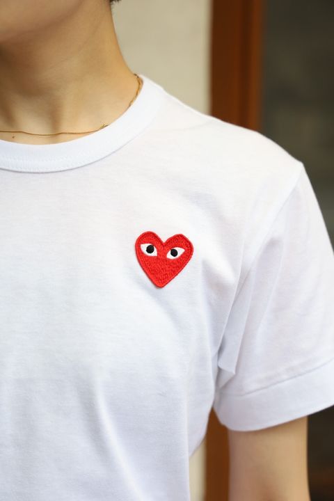 PLAY COMME des GARCONS 定番ワンポイントTシャツ style.2025.6.24