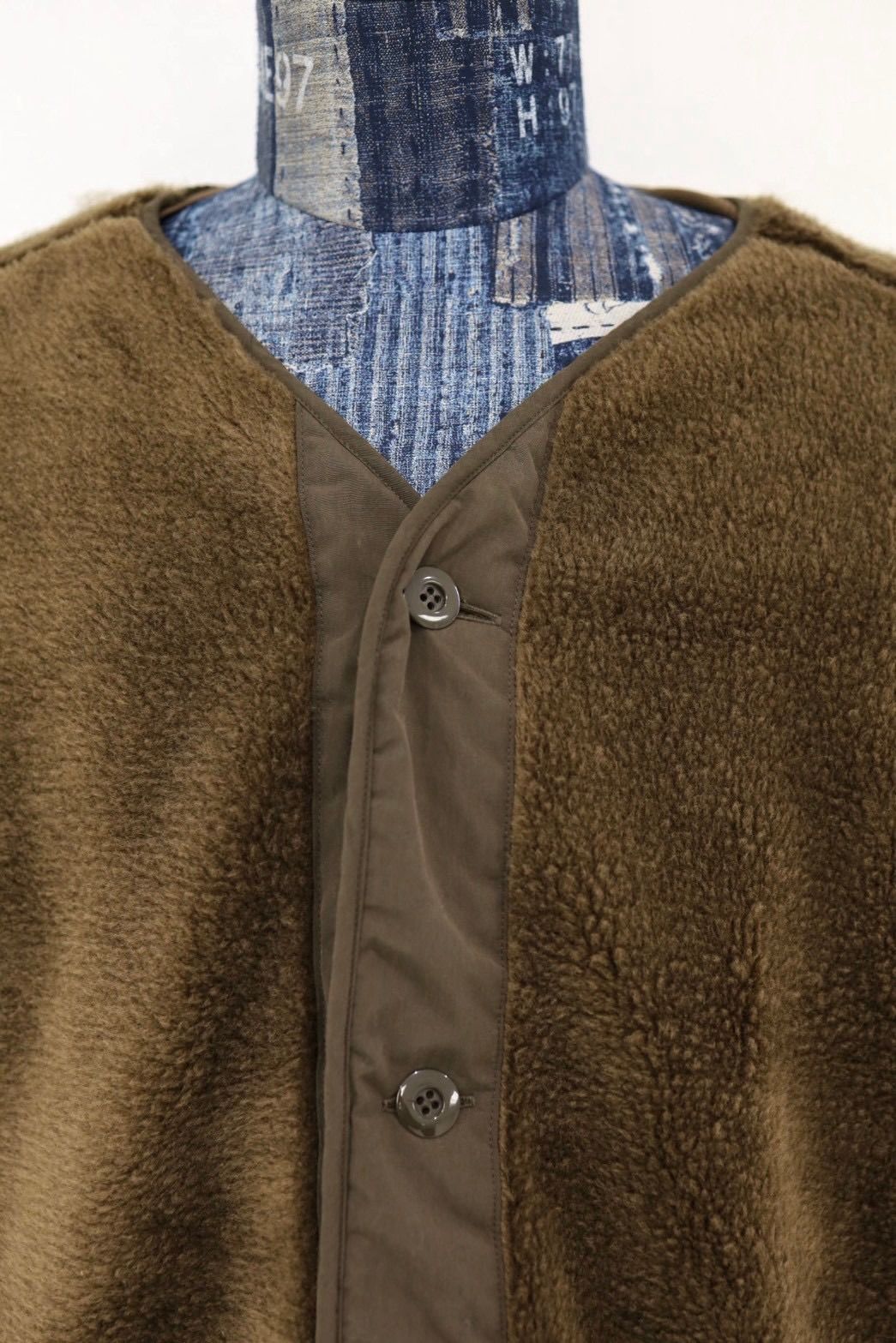 グラフペーパー Wool Boa Liner Blouson(GU263-30341)BROWN☆10月17日(土)発売！