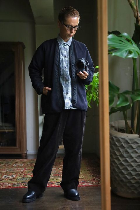 COMME des GARCONS HOMME 26FW エステルボアライナーカーディガンスタイル