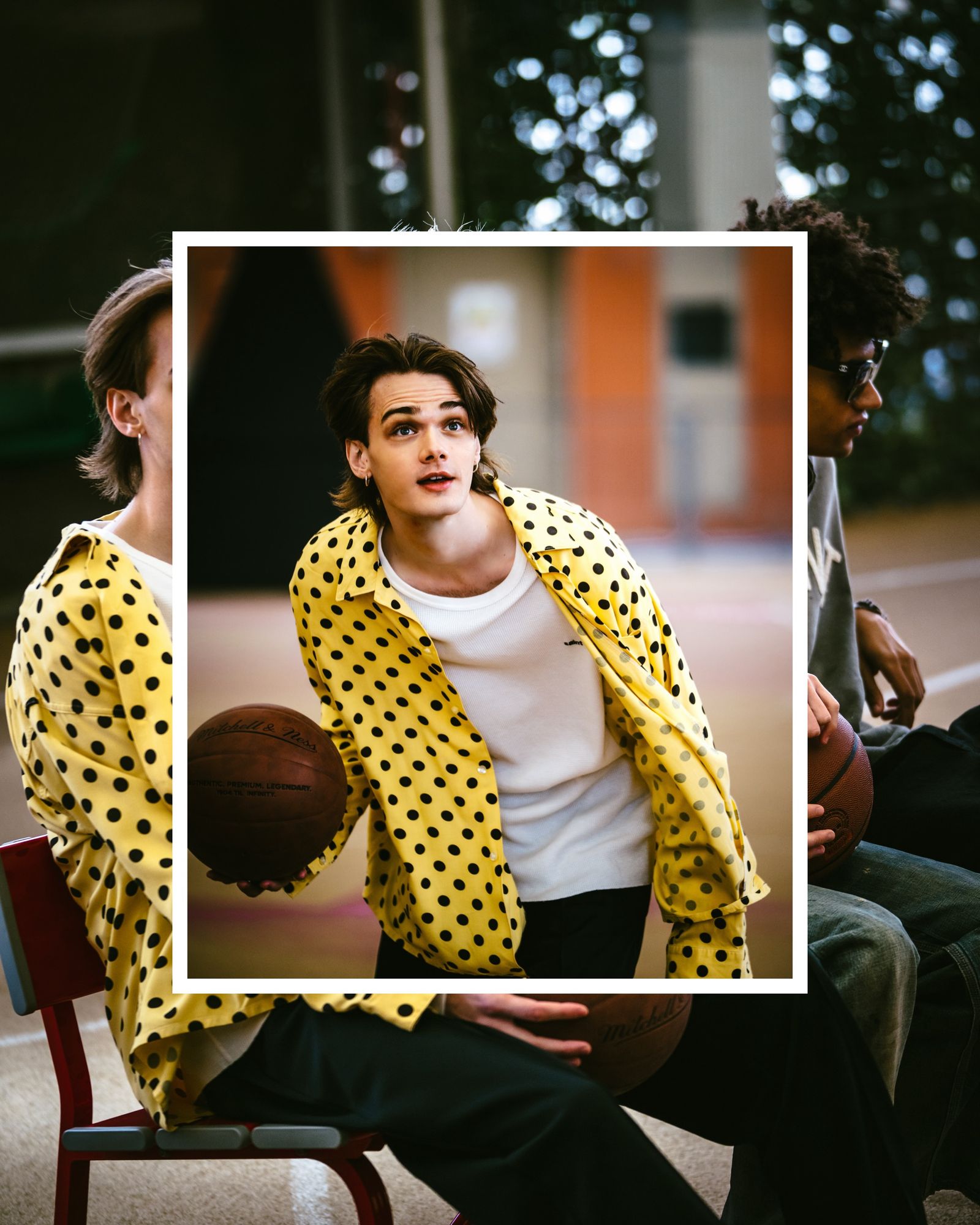 セントマイケル 26SS RAYON SHIRT/DOT(SM-MK8-0000-047)YELLOW☆3月20日(金)発売！