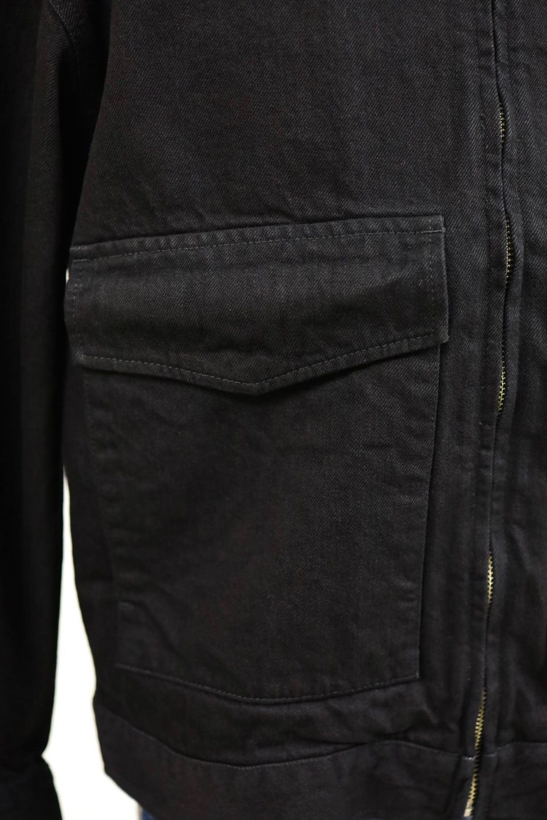 グラフペーパー Selvage Denim Zip Jacket(GU261-20056RB) BLACK_WASHED★1月24日(土)発売！