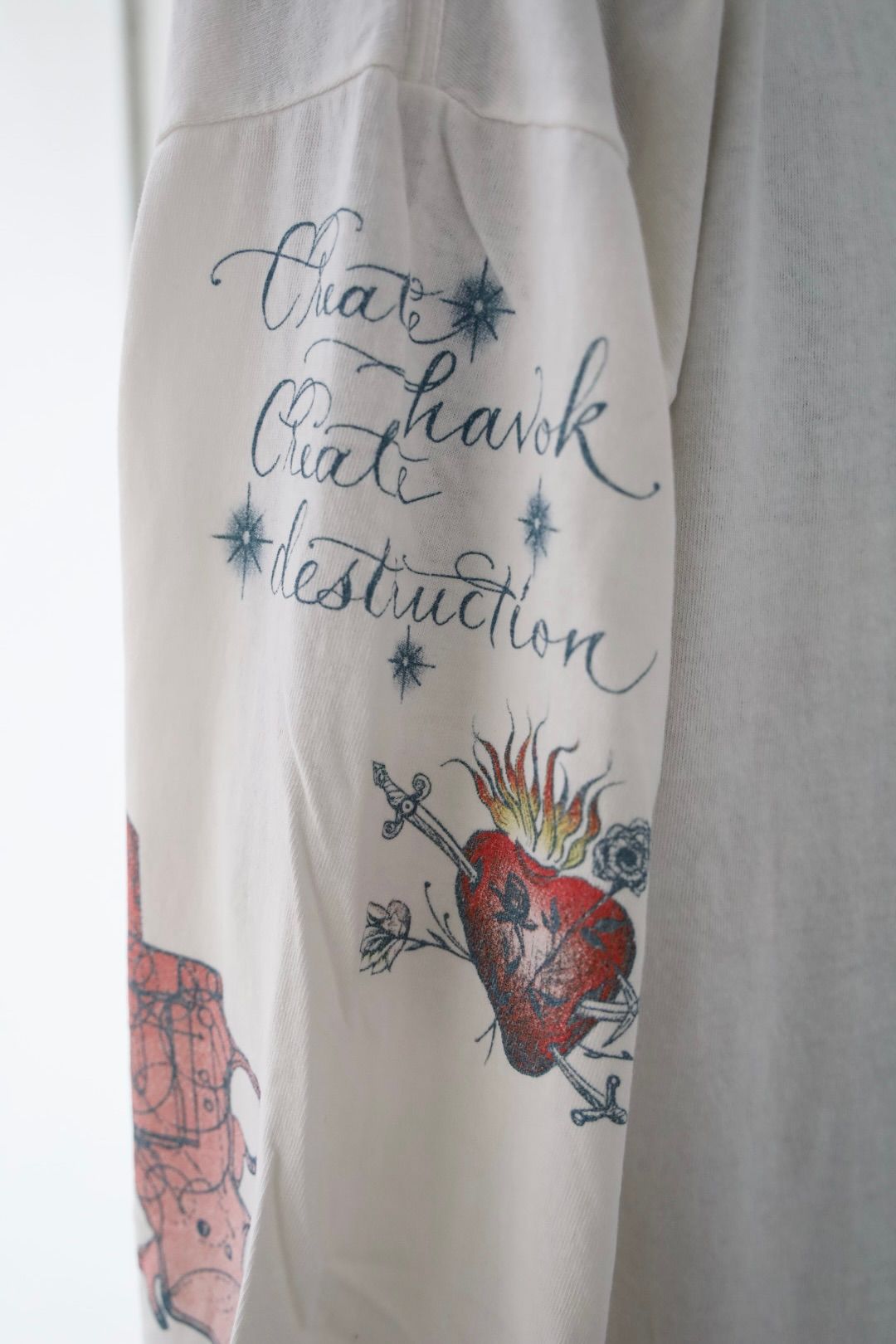 セントマイケル Tシャツ TATOO DW_LS TEE(SM-HR1-0000-C29)WHITE★9月13日(土)発売！